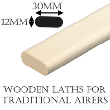 Wooden Laths for Traditional Kitchen Clothes Dryer Airer Pulley Lathes 90CM-2.4M