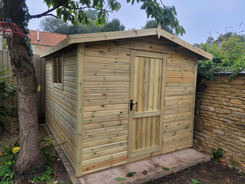 10x8 wooden workshop tanalised - workshop,