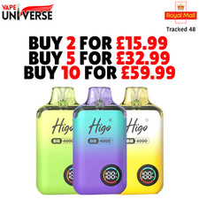 HIGO BB 4000 Prefilled Pod Vape Kit | Multiple Flavours | FAST DISPATCH