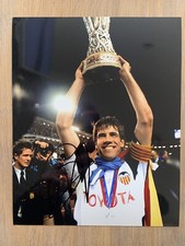 David Albelda Hand signed 10x8