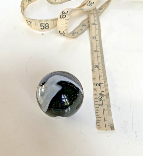 Large vintage glass marble - large,