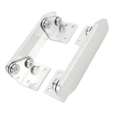 Marine Boat Seat Hinge Aluminum Alloy CNC Foldable with Anti Pinch Design