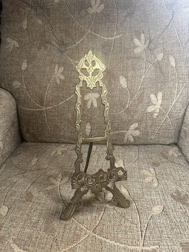 Vintage brass plate display - vintage,