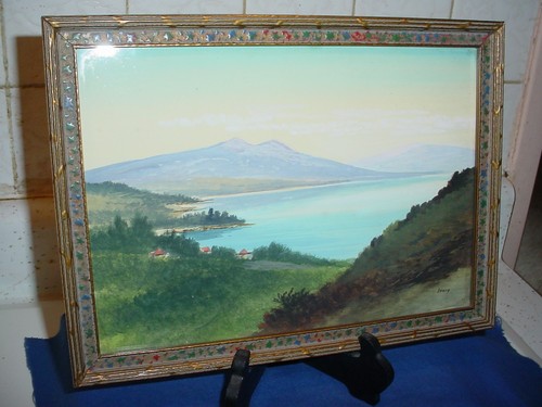 Charming antique oil painting - charming,