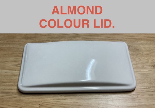 Toilet cistern lid almond - toilet,