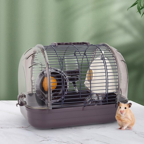 Brown hamster cage - brown,