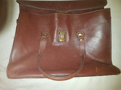 Vintage brown italian - italian, leather