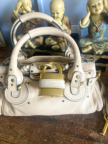 Chloé paddington small beige - small,