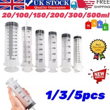 20-500ML Reusable Big Large Plastic Hydroponics Nutrient Measuring Syringe 2025