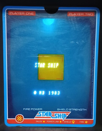 Vectrex star ship - star,