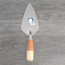 Bon Tool Narrow London Brick Trowel Leather Handle 11" 72-555
