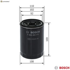 FUEL FILTER F 026 402 311 FOR