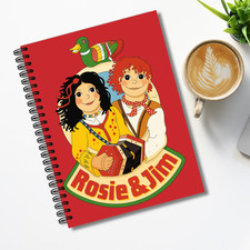 Rosie and Jim A5 Notebook Journal Notepad Note Book Gift