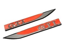 MK7 GTI FRONT WING BADGE DECAL LOGO MOULDING BADGE GOLF POLO