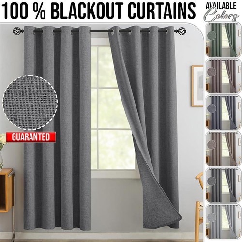 Thick thermal linen - thick, blackout