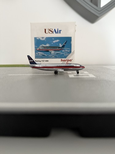 Usair boeing 737 400 herpa - usair, 737-400
