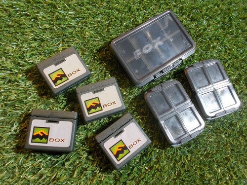 Fox fishing bits - boxes, lot