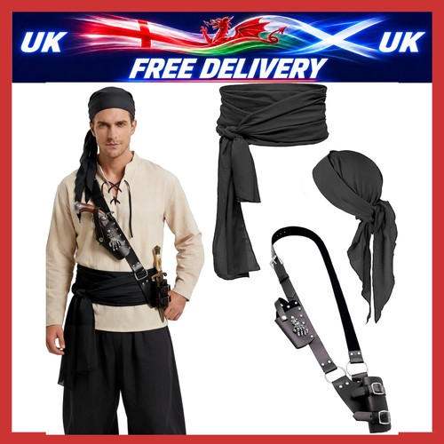 Pirate costume head scarf - costume,