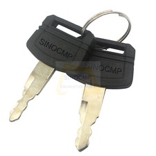 2PCS Key For Hitachi Excavator Heavy Equipment
