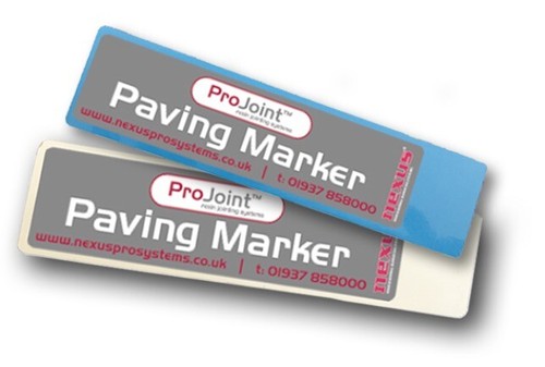 Paving roof tile marker - &,
