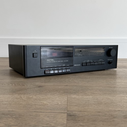 Rotel 845 stereo cassette - rotel, rd-845