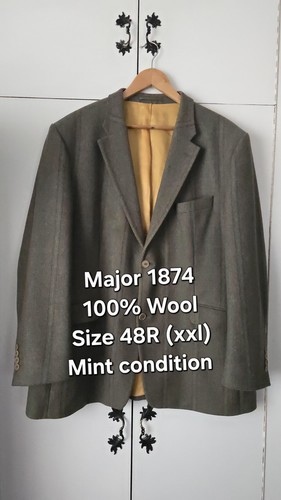 Major 1874 mens tweed jacket - major,