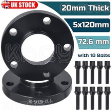 2x 20mm Black Wheel Spacers &