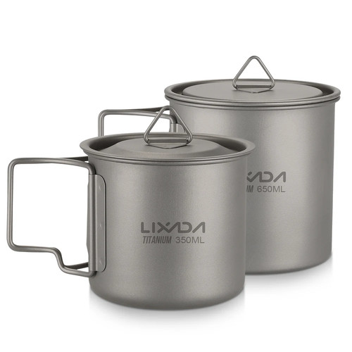 Ultralight titanium mug coffee - titanium,