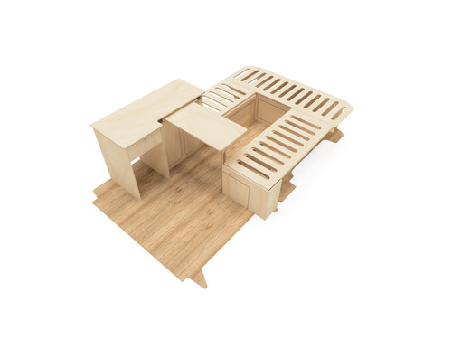 Van furniture plain - plain, ply