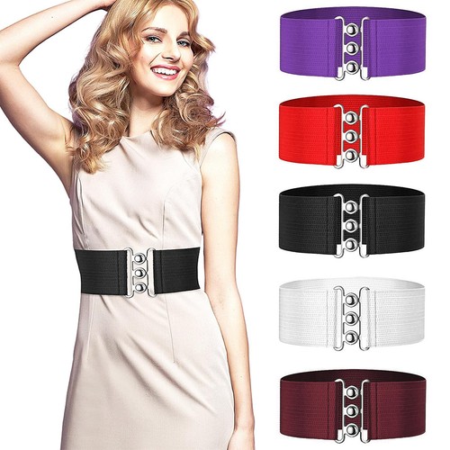 Enzo elasticated belts womens - elasticated,