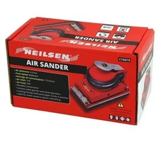Neilsen Air Palm Jitterbug Sander 170x93mm Heavy Duty Wet Dry Pneumatic Tool UK