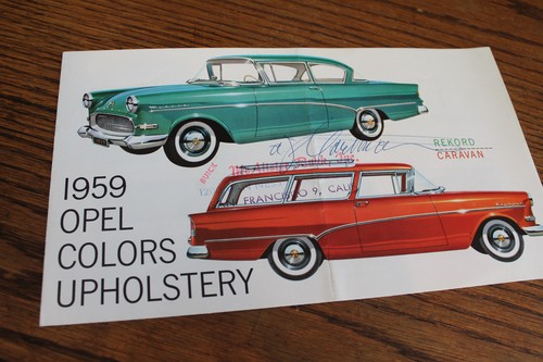 1959 opel rekord - 1959,