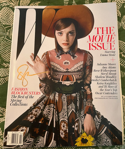 Emma stone signed autograph - autograph, w