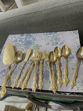 Vintage gold plated cutlery from japan X13
