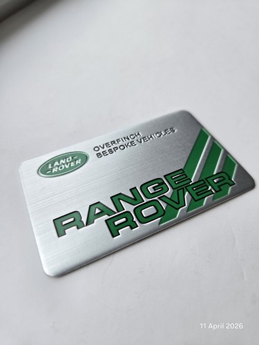 Metal badge for - , rover
