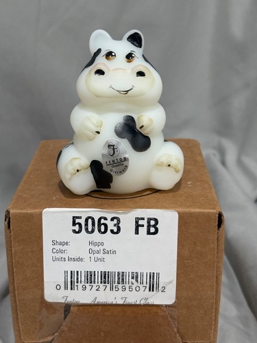 Fenton hippo cow - cow, 5063