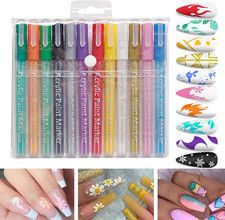 12PCS Nail Varnish Pens,3D