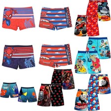 Boys Swim Shorts Kids Character Swimming Trunks Childs Swimwear