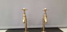 SOLID BRASS TALL BIB / PILLAR