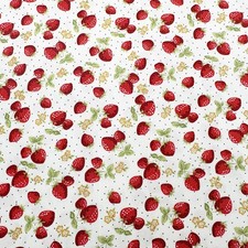 Cotton Fabric - Strawberry