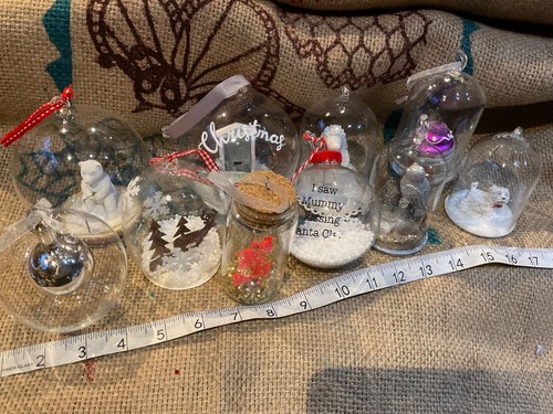Clear christmas tree filled - clear,