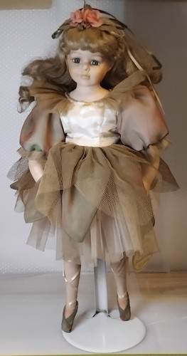 30cm porcelain doll - porcelain,