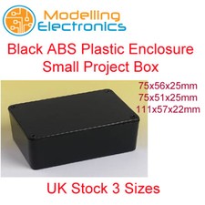 Black ABS Plastic Enclosure