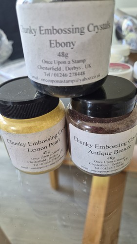 Chunky embossing powder - embossing,