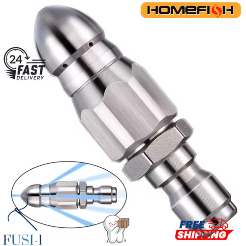 Stainless steel sewer - steel, jetter