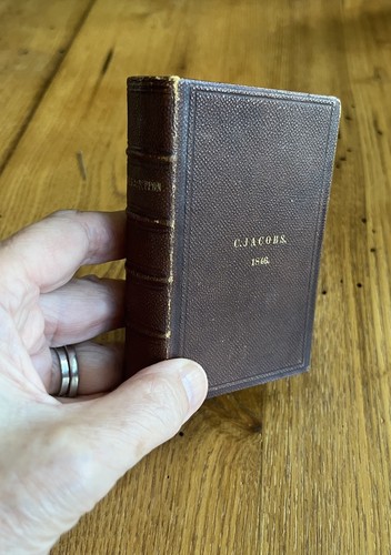Antique miniature bible book - antique,