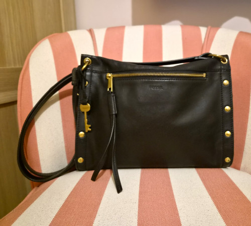 Fossil black leather - fossil,
