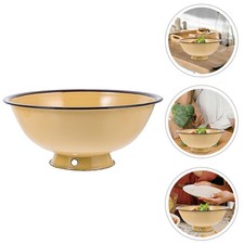 Household Enamel Bowl Useful Instant Noodle Bowl for Home Kitchen Tableware