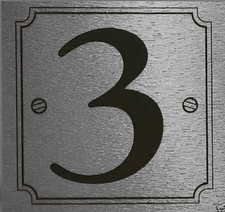 Silver Numbers Easy Peel &