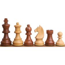 2.8" Tournament Staunton Chess Pieces Only Set - Golden Rosewood - Compact size